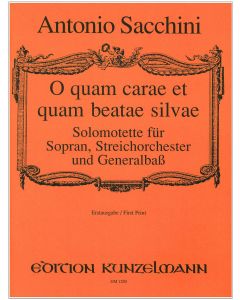 O quam carae et quam beatae silvae