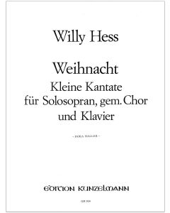 Weihnacht (Christmas), Little cantata for solo soprano, mixed choir and piano