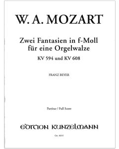 2 Fantasien in f-Moll für eine Orgelwalze