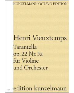 Tarantella op. 22/5a, for violin and orchestra