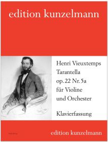 Tarantella op. 22/5a, for violin and piano